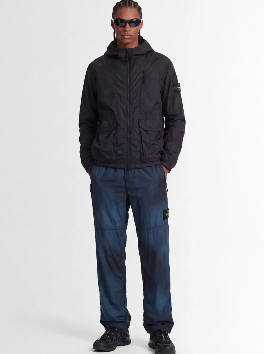 Logo nylon casual jacket