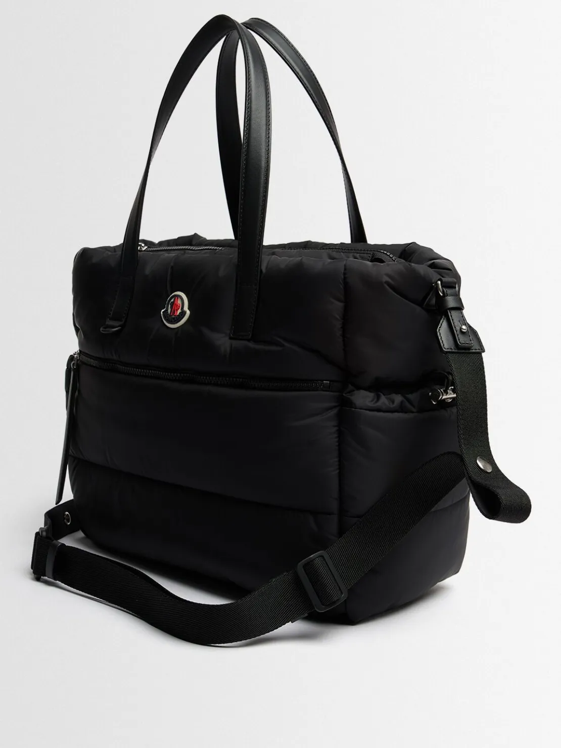 Logo nylon diaper bag