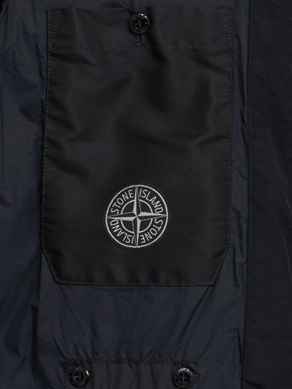 Logo nylon down jacket