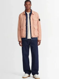 Logo nylon field jacket