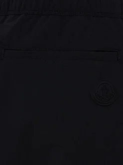 Logo nylon track pants