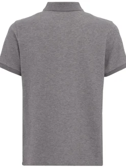 Logo patch cotton polo shirt