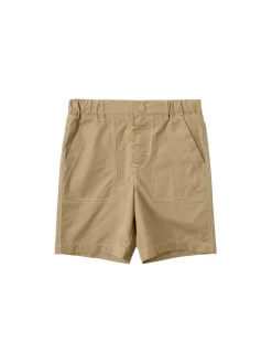 Logo poplin Bermuda shorts