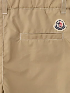 Logo poplin Bermuda shorts