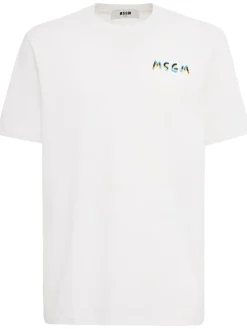 Logo printed cotton t-shirt