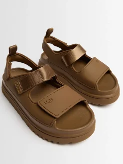 Logo print sandals