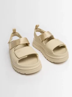 Logo print sandals