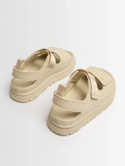 Logo print sandals