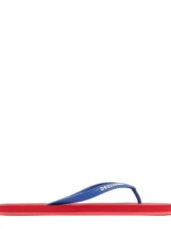 Logo rubber flip flops