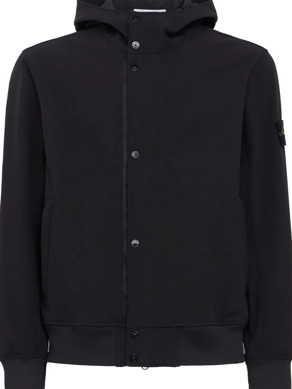 Logo tech blend hooded jacket