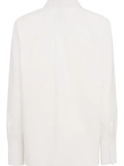 Long sleeve cotton poplin shirt