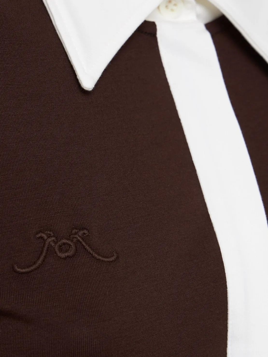 Long sleeved polo dress
