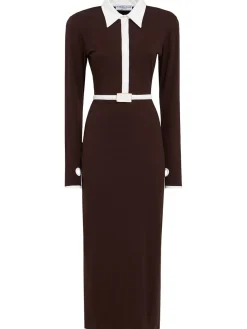 Long sleeved polo dress