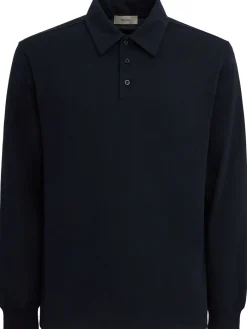 Long-sleeve polo