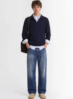 Long-sleeve polo