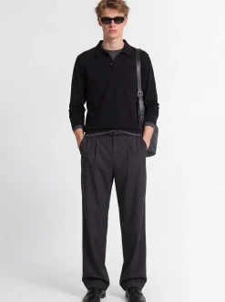Long-sleeve polo