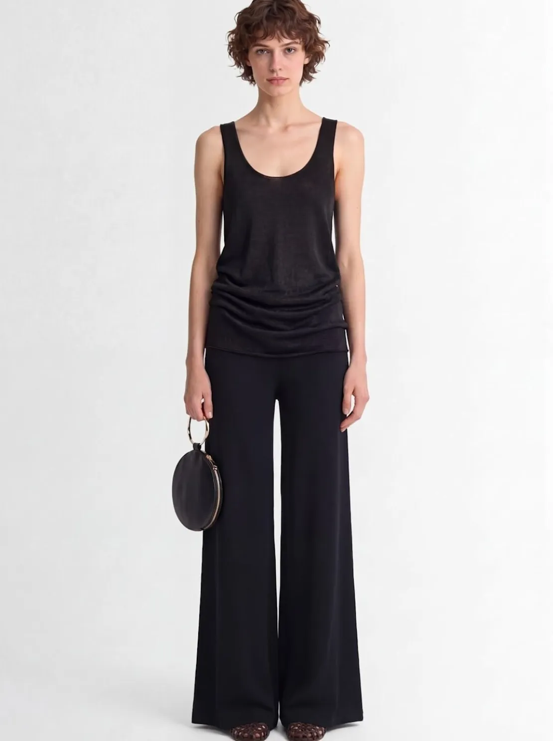 Loose fit palazzo pants