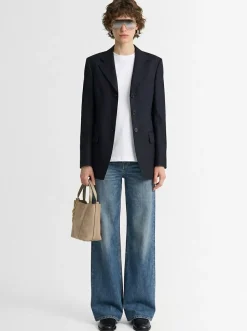 Lora single breast blazer
