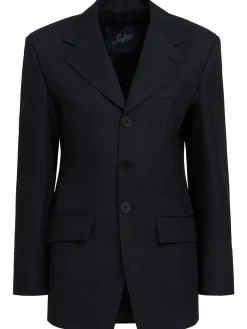 Lora single breast blazer