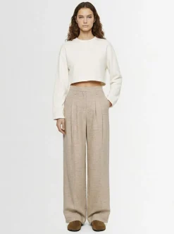 Lotus linen blend wide pants