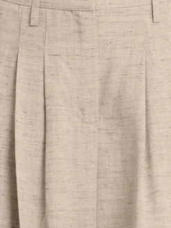 Lotus linen blend wide pants