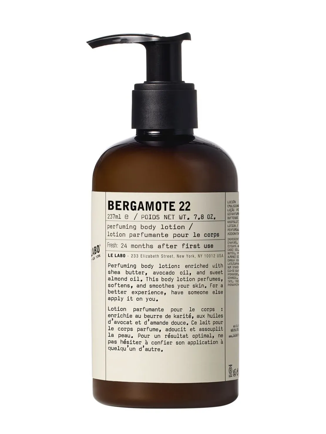 Lozione corpo Bergamot 22 237ml