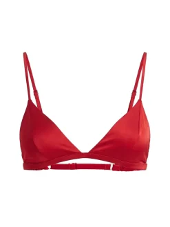 Luxe silk triangle bra