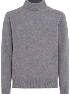 Maglia a collo alto in lana