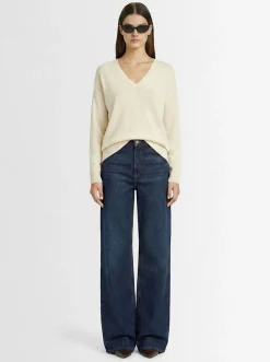 Maglia Aura in cashmere con scollo a V