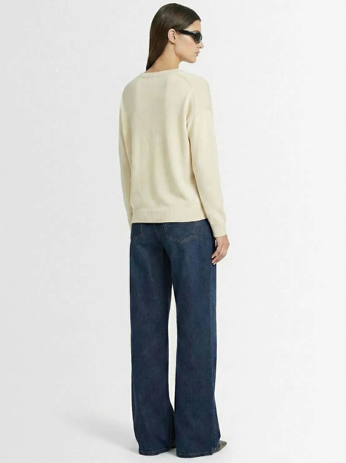 Maglia Aura in cashmere con scollo a V