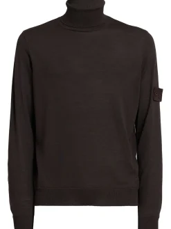 Maglia collo alto in lana