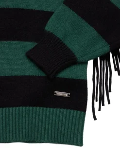 Maglia collo alto in misto viscosa