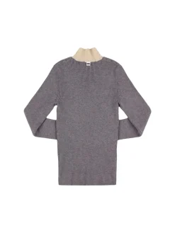 Maglia collo alto in misto viscosa