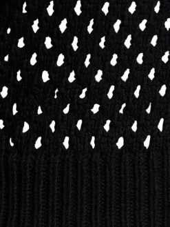 Maglia cropped in misto cotone