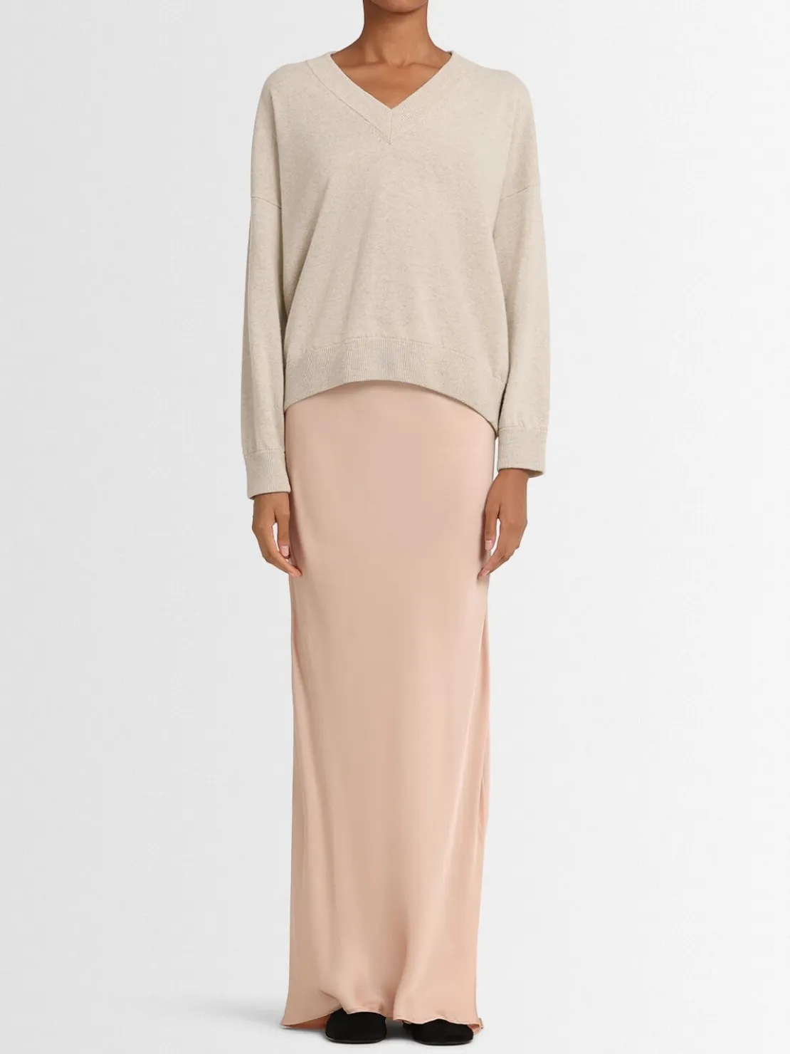 Maglia Evelyn in lana con scollo a V