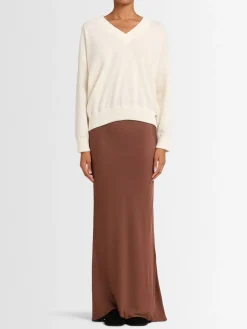 Maglia Evelyn in lana con scollo a V