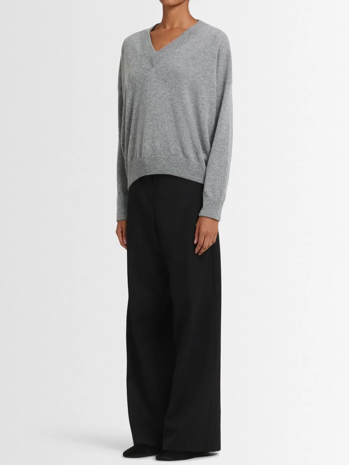 Maglia Evelyn in lana con scollo a V