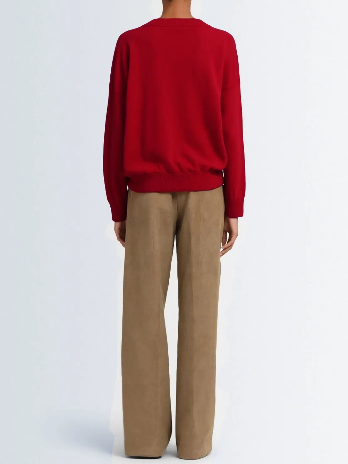 Maglia Evelyn in lana con scollo a V