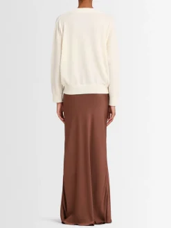Maglia Evelyn in lana con scollo a V