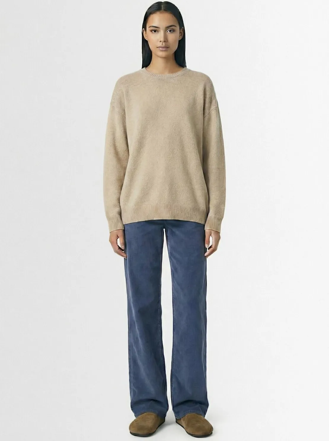 Maglia girocollo Eremo in eco-cashmere