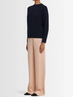 Maglia girocollo Ida in lana con maniche raglan