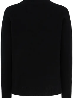 Maglia girocollo Ida in lana con maniche raglan