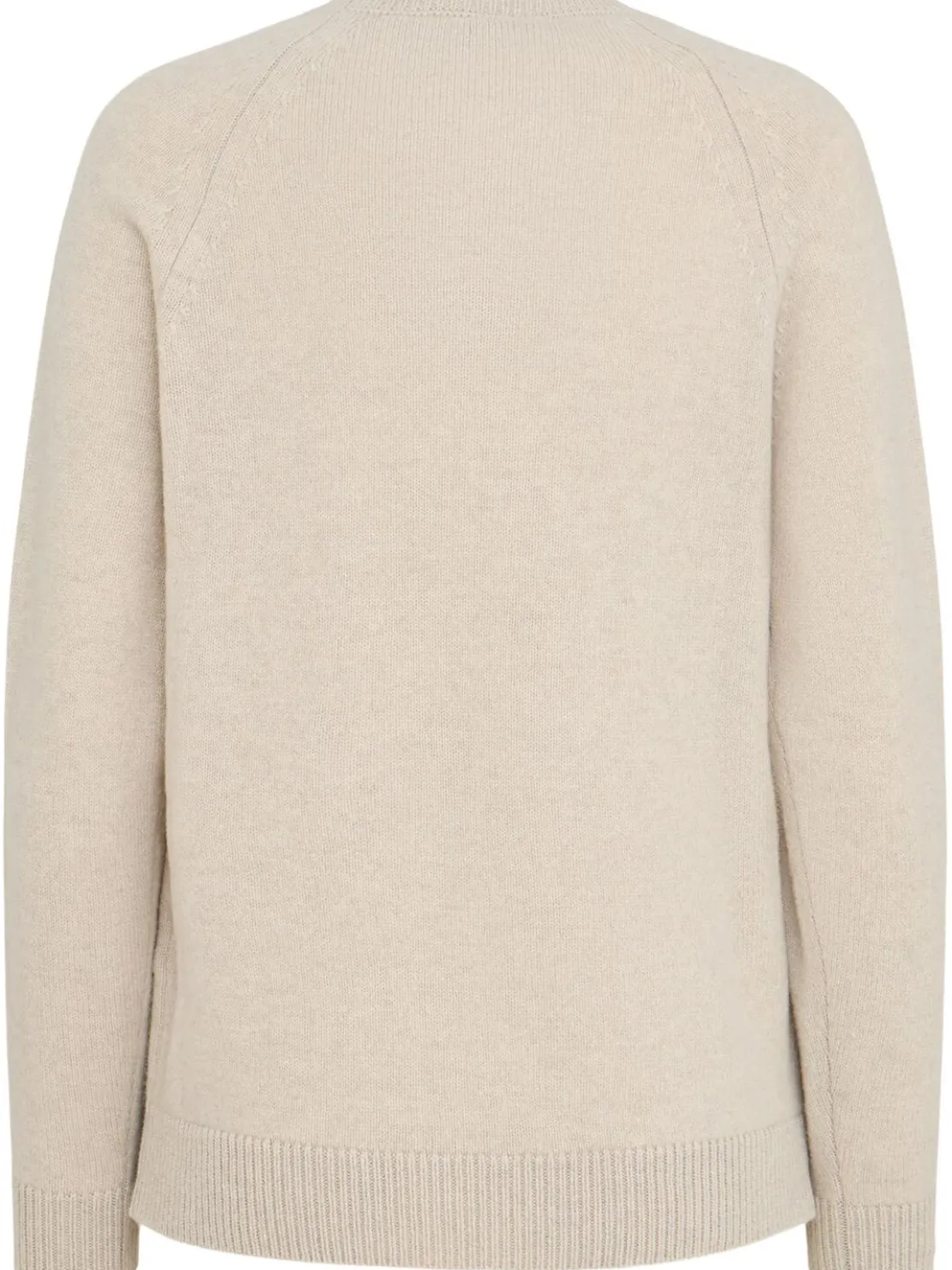 Maglia girocollo Ida in lana con maniche raglan