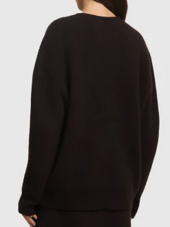 Maglia girocollo Idea in maglia di misto seta