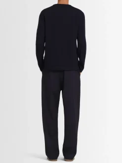 Maglia girocollo in lana leggera