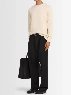 Maglia girocollo in lana leggera