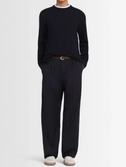 Maglia girocollo in lana leggera