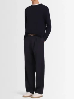 Maglia girocollo in lana leggera