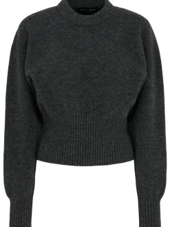 Maglia girocollo Randi in misto lana cotta