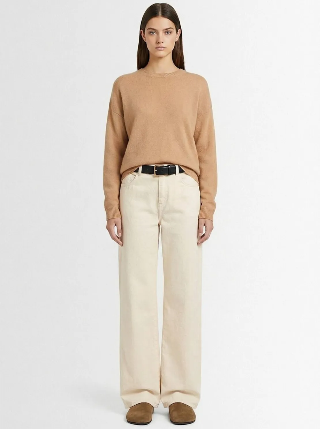 Maglia girocollo Soffio in cashmere